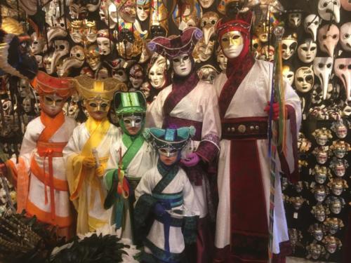 Carnevale 2018 Arcobaleno, visità dal maestro, Cà del solRegenbogen, Besuch beim Maestro, Ca' del sol