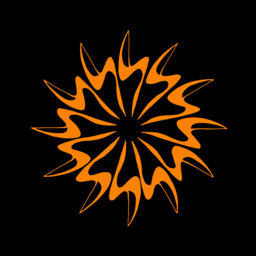 Orange Orange-Schwarz