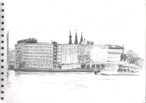 Amsterdam, vom EYE Filmmuseum aus
