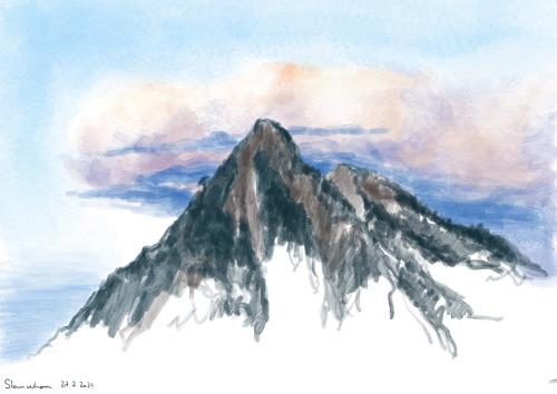 Stanserhorn von Alpnach aus